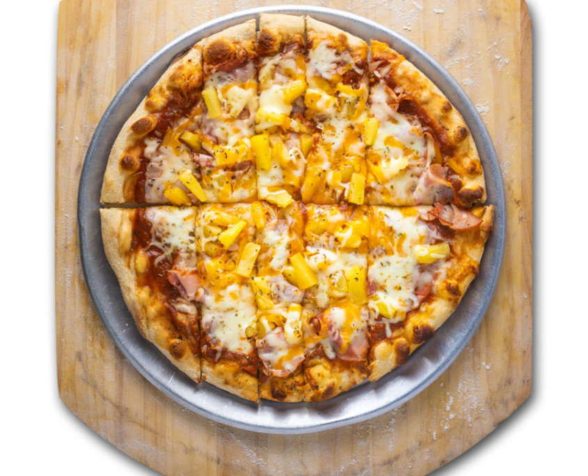 Hawaiian Pizza - QC Pizza - Quad City Style Pizza - Mahtomedi, MN