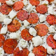 Curd-a-Roni Cup Pepperoni Pizza - Before baking - QC Pizza Mahtomedi MN.