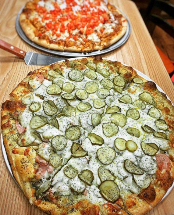 QC Pizza "Kinda Big Dill" Pizza - Mahtomedi & Minneapolis MN.