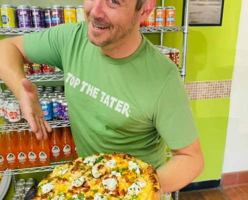 Eric Winner of Minnesota Masher Top that Tater! - QC Pizza Mahtomedi Minnesota