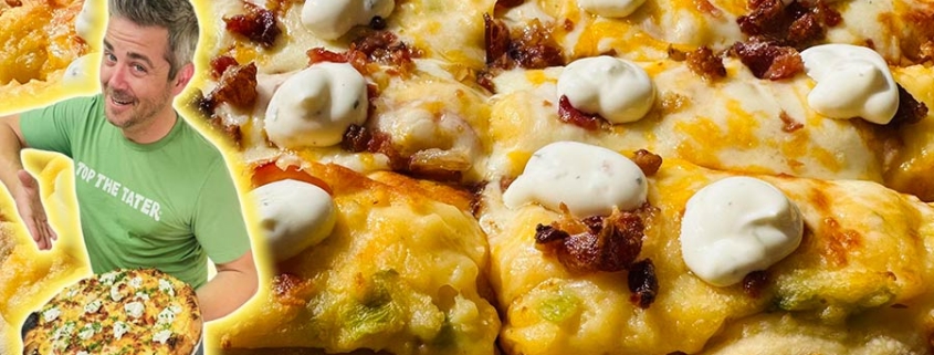 Minnesota Masher Loaded Baked Potato Pizza
