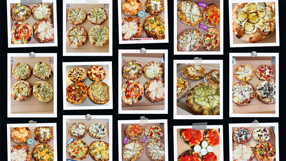 Get four 7-inch specialty pizzas for the same price as our large 16-inch pizza.